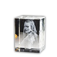 3D Glasfoto L &quot;MEGA&quot; Hochformat Ganze Person(en) Hintergrund nicht entfernen